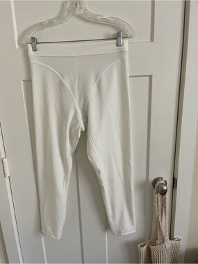 lululemon athletica White Capri Leggings